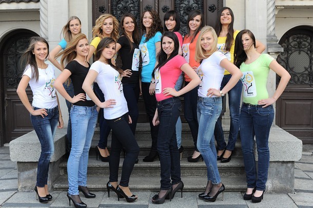 Kandydatki do tytułu Miss Studentek Łodzi 2012