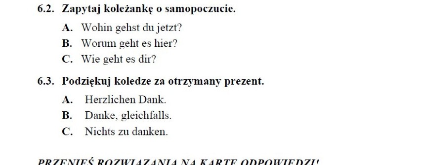 25 kwietnia uczniowie napiszą EGZAMIN GIMNAZJALNY 2013 z...