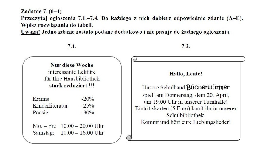 25 kwietnia uczniowie napiszą EGZAMIN GIMNAZJALNY 2013 z...