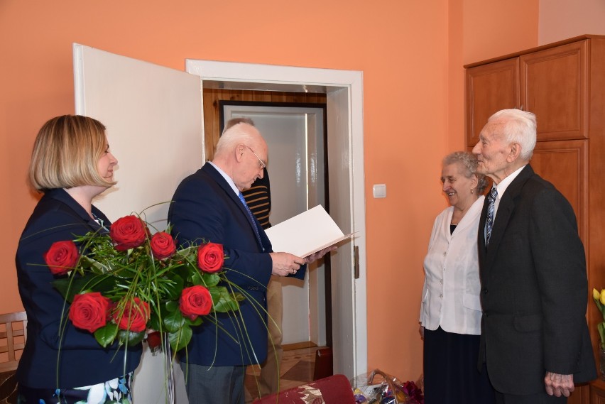 Państwo Anna i Stanisław Ciorga z Grodziska Wielkopolskiego obchodzili jubileusz 65-lecia zawarcia związku małżeńskiego