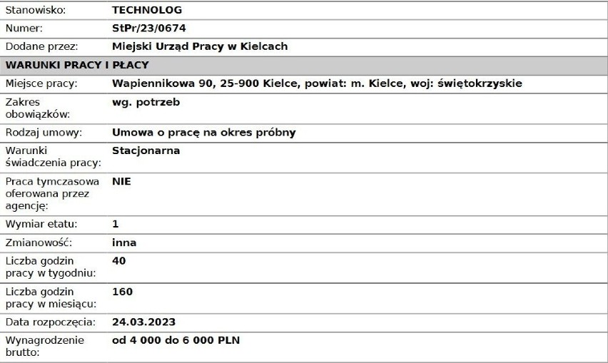 Jest dobrze płatna praca w Kielcach. Tutaj zarobisz nawet 9 tysięcy złotych. Sprawdź oferty