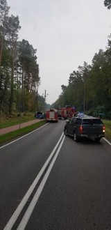 Wypadek na trasie Szczecin-Police. Ranny motocyklista