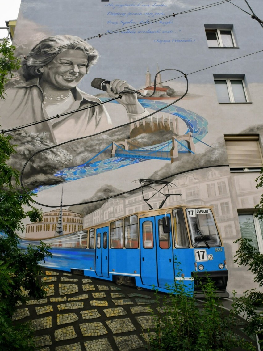 Mural we Wrocławiu....