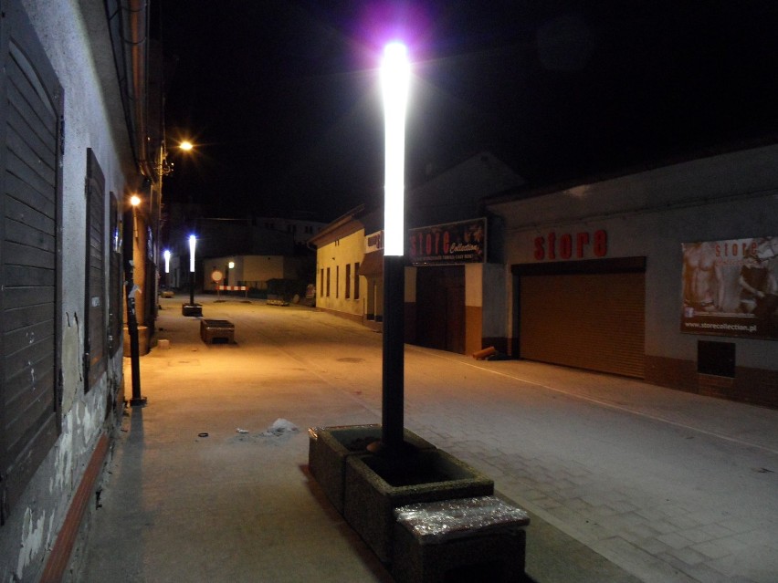 Nowe lampy na ulicy Tylnej w Tarnowskich Górach