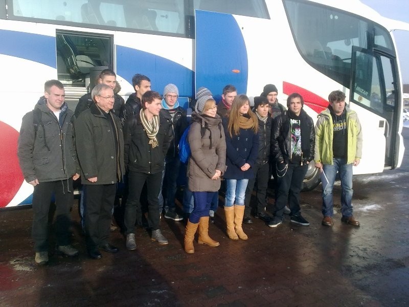 Uczniowie ZSP im. F. Ratajczaka w Kościanie pojechali na praktyki do Frankfurtu nad Odrą