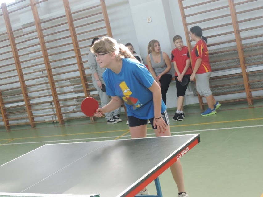 Turniej tenisa stołowego w Rolniczaku.