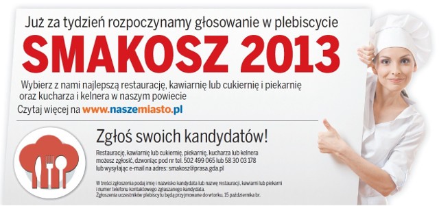 Plebiscyt Smakosz 2013 w powiecie nowodworskim