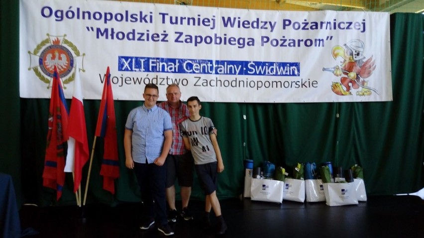 Miłosz Mesjasz wicemistrzem konkursu ogólnopolskiego "Młodzież zapobiega pożarom" 