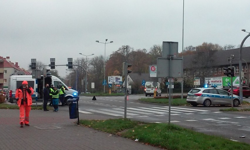 Wypadek w Szczecinie. Potrącenie pieszego i chwilowe utrudnienia w ruchu 
