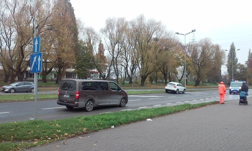 Wypadek w Szczecinie. Potrącenie pieszego i chwilowe utrudnienia w ruchu 