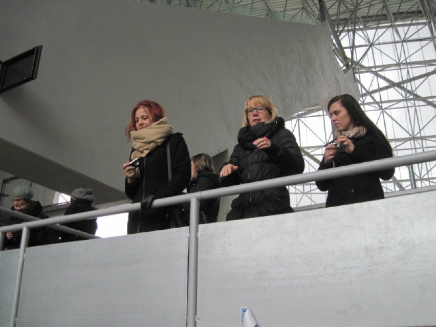 Studenci UMCS na stadionie we Lwowie