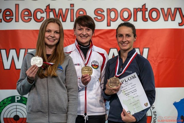 Diana Malotka - Trzebiatowska na Mistrzostwach Polski w Strzelectwie Sportowym