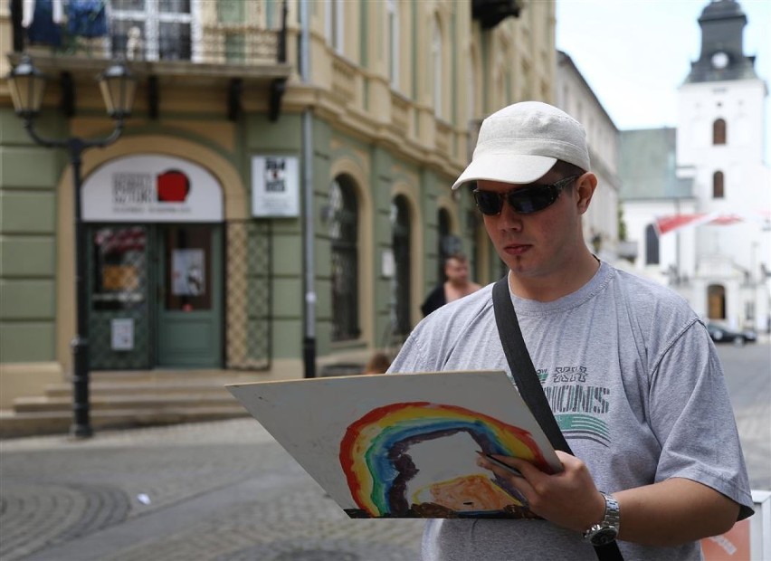 Warsztaty malarskie na starówce w Piotrkowie, pierwszego...