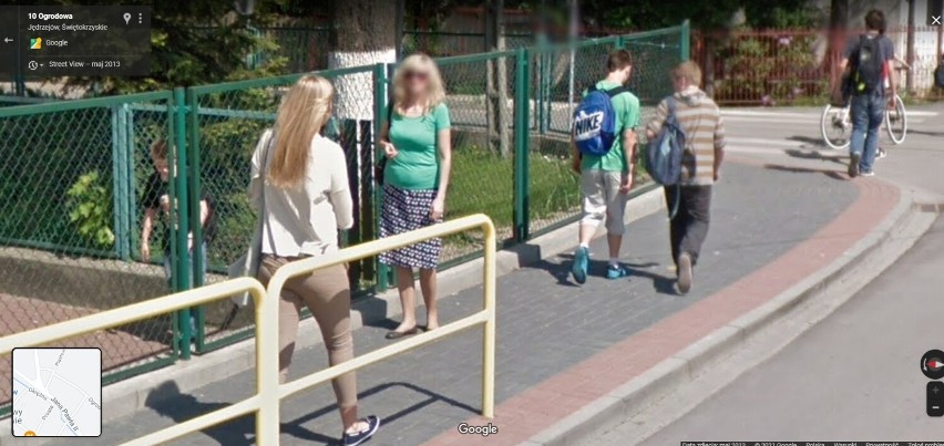 Mamy Cię! Upolowani przez Google'a na ulicach Jędrzejowa. Zobacz czy jesteś na którymś zdjęciu