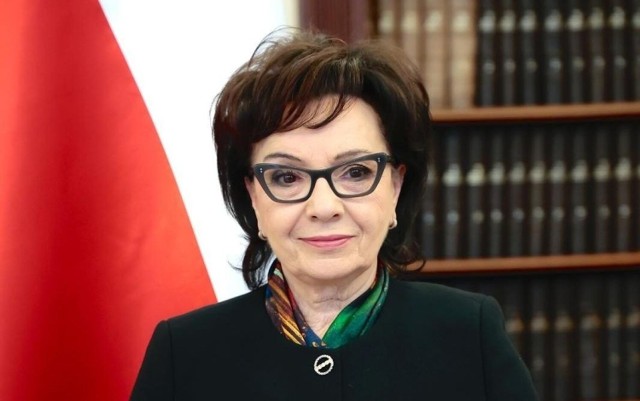 Elżbieta Witek, obecna Marszałek Sejmu.