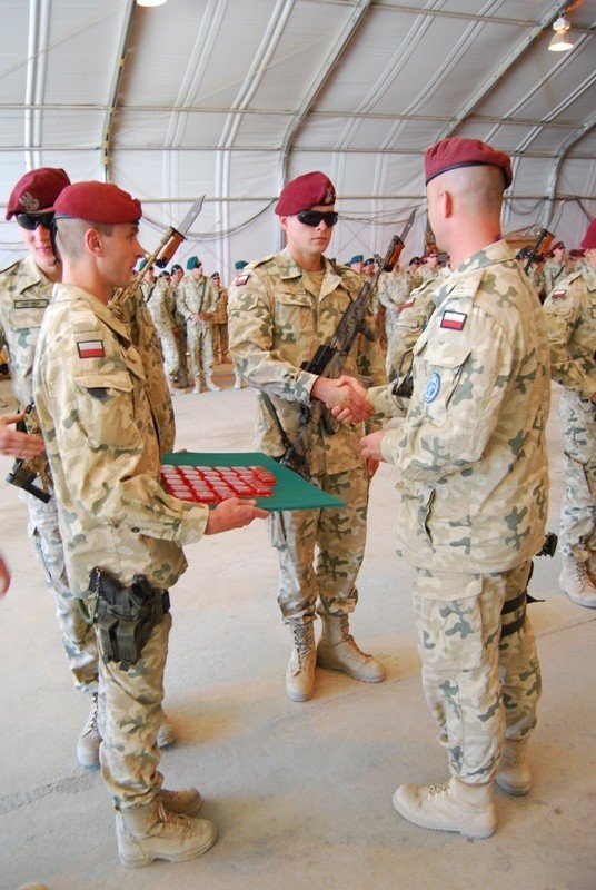 6. batalion powietrznodesantowy z Gliwic świętował w Afganistanie