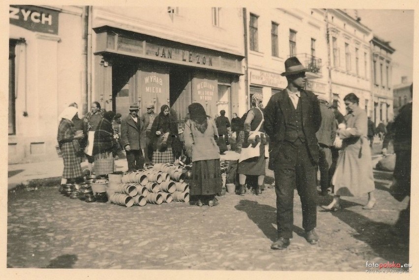 Październik 1939 r. Rynek w Jaśle.