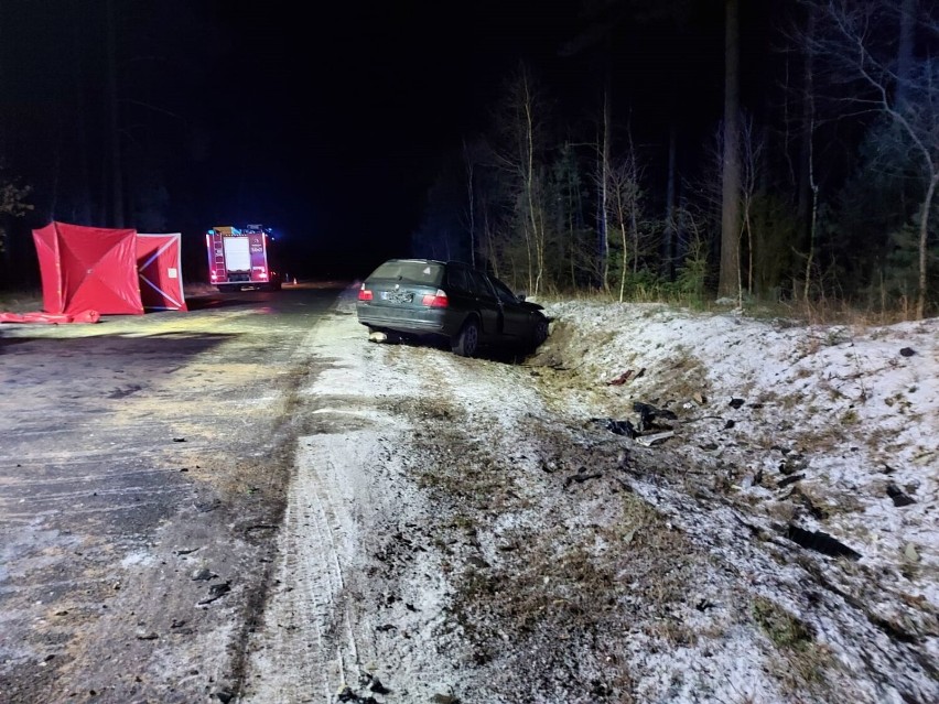 Zdjęcia z wypadku na trasie Woziwoda - Klocek