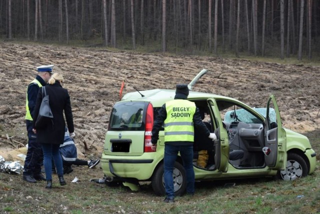 Wypadek na krajowej dziesiątce