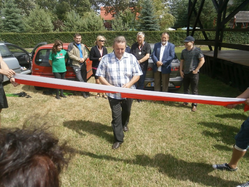 Bursztynowy Pasaż otworzył park nordic walking Białogóra