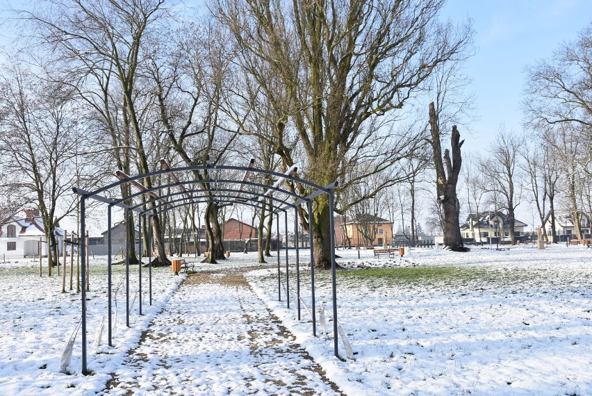 Zrewitalizowany park w Żelazkowie
