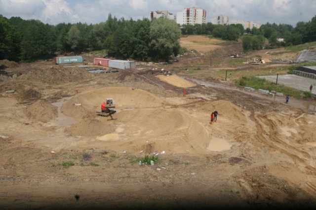 Park "Trzy Wzgórza" nie będzie gotowy jesienią. Zdjęcia z ubiegłego tygodnia