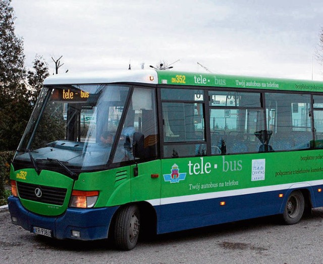 Telebusy to niewielkie autobusy w charakterystycznych barwach