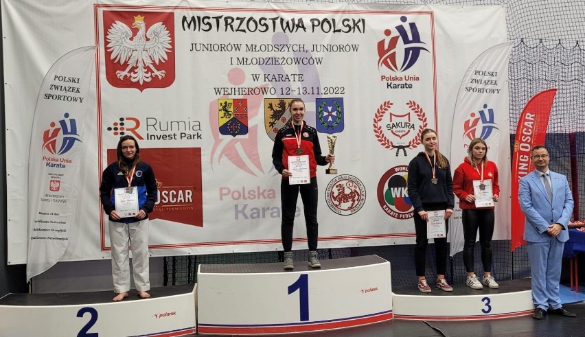 Trzy medale wywalczyli zawodnicy Pleszewskiego Klubu Karate podczas Mistrzostw Polski w Wejherowie