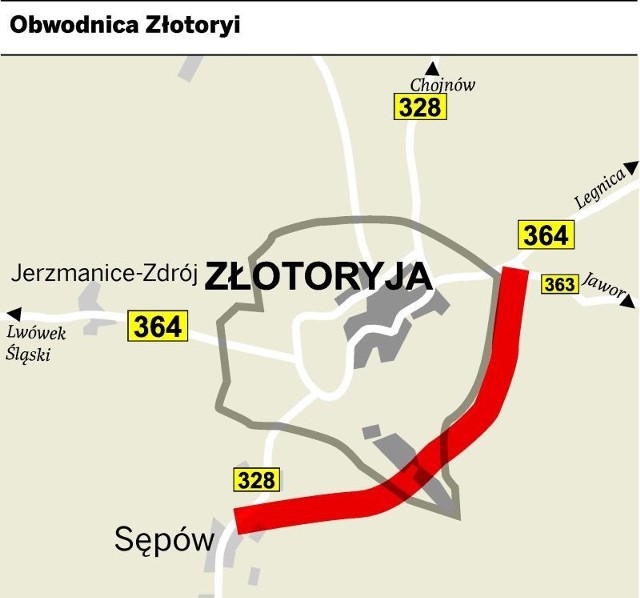 Preferowany przez inwestora wariant obwodnicy Złotoryi przecina obszar Natura 2000