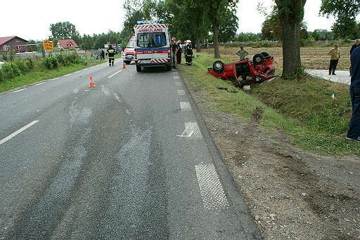 Wypadek w Kwiatkowicach spowodował pijany kierowca, który...
