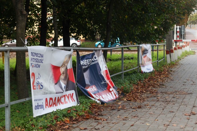 Materiały wyborcze w Olkuszu - 18.10.2023