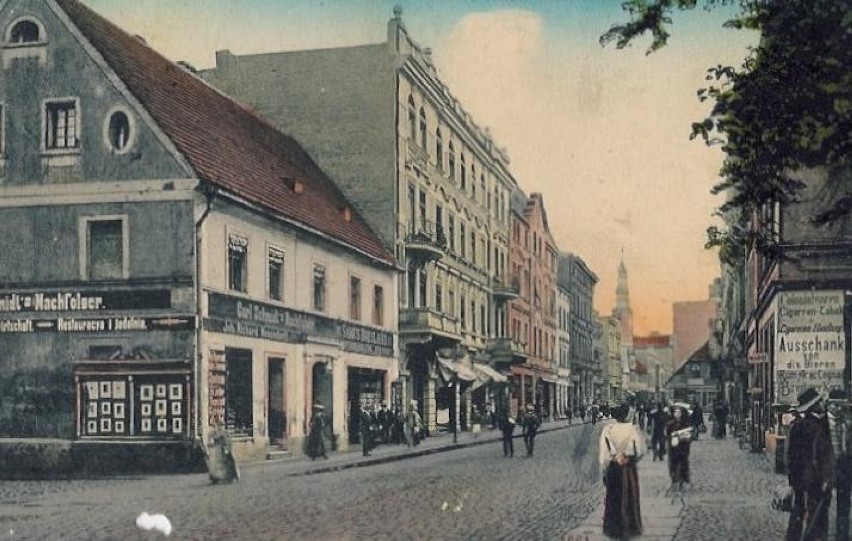 Jedna z głównych ulic Leszna  - Słowiańska. Tak wyglądała przed laty
