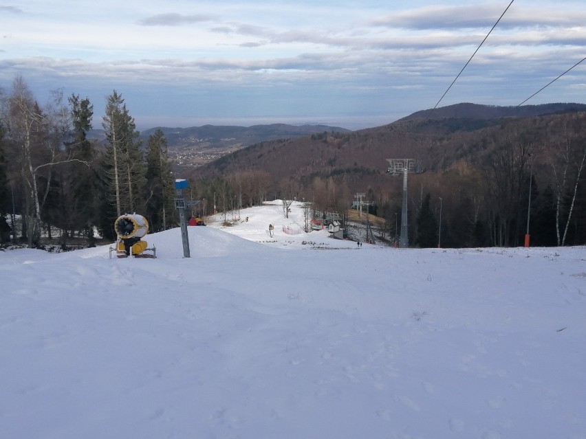 Beskid Mały. Ludzie na Czarnym Groniu i Potrójnej 2 stycznia...