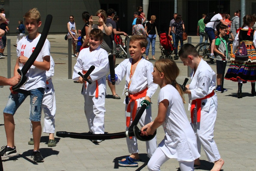 Piknik sportowy i zawody karate w Atlas Arenie [ZDJĘCIA]