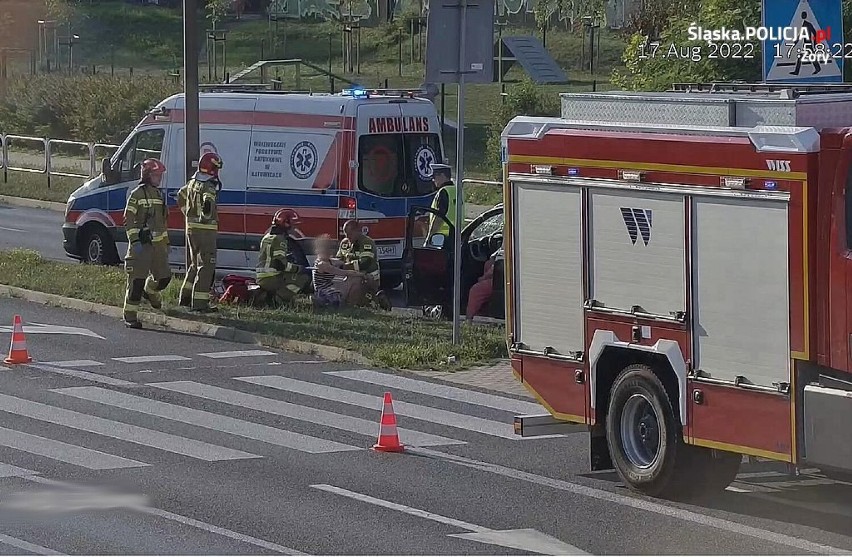 Groźny wypadek z udziałem rowerzystki w Żorach