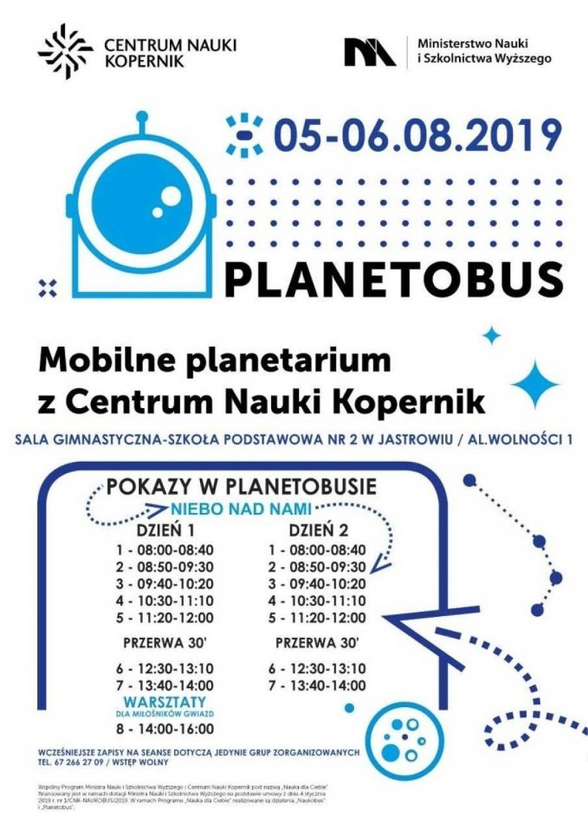 Planetobus w Jastrowiu zatrzymał się na 5 i 6 sierpnia