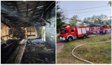 Duży pożar w Boguszowie-Gorcach. 12 zastępów gasiło płonący dom strażaka - zdjęcia
