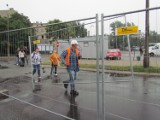 Wjazd na dworzec tymczasowy przy Węglowej zablokowany. PKS skapitulował [zdjęcia]