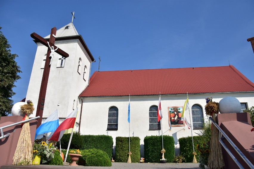 Dożynki parafialne w Sanktuarium Matki Bożej w Gościeszynie [zdjęcia, wideo]