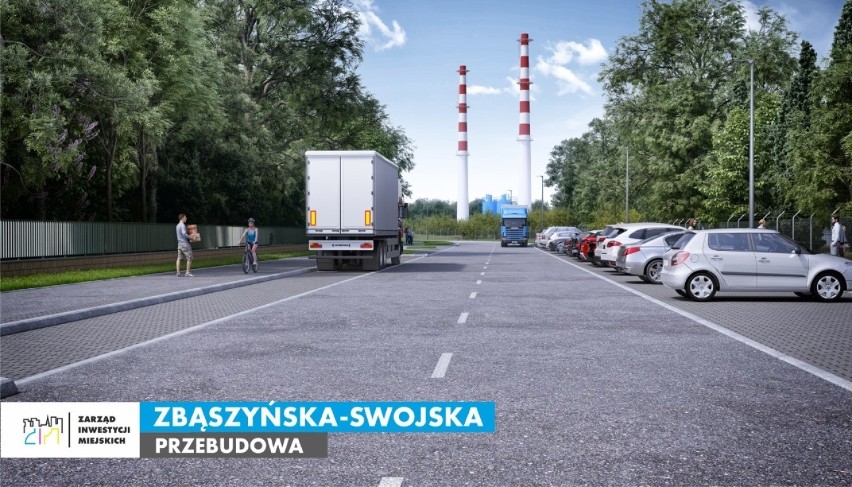 Remont ulic Zbąszyńskiej i Swojskiej w Łodzi. Ogłoszono przetarg [WIZUALIZACJE]