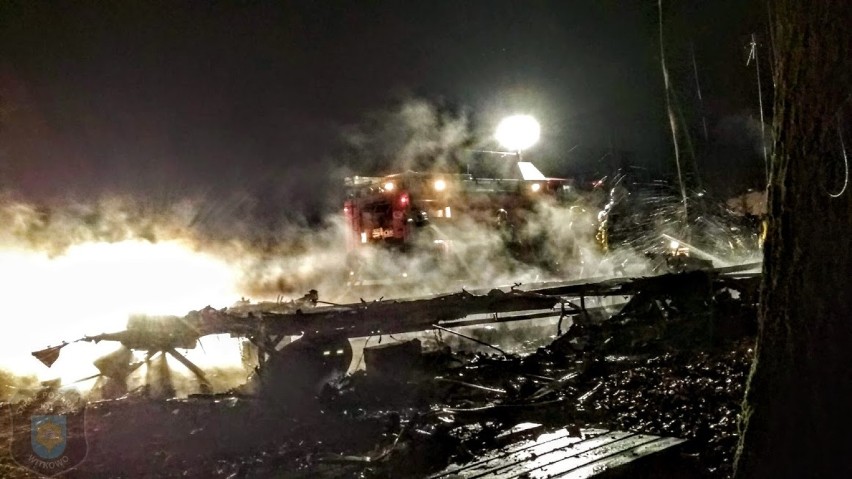 Pożar w Skorzęcinie. Ogień pojawił się na terenie ośrodka...