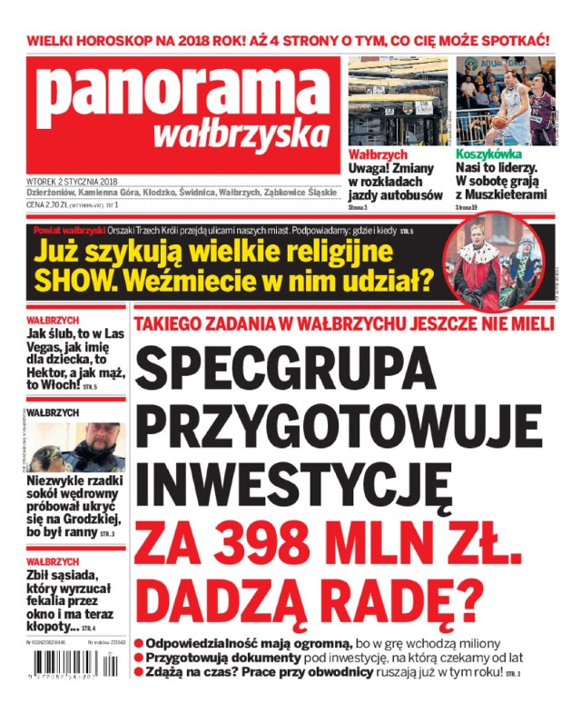 Panorama Wałbrzyska wydanie z 2 stycznia 2018 r.