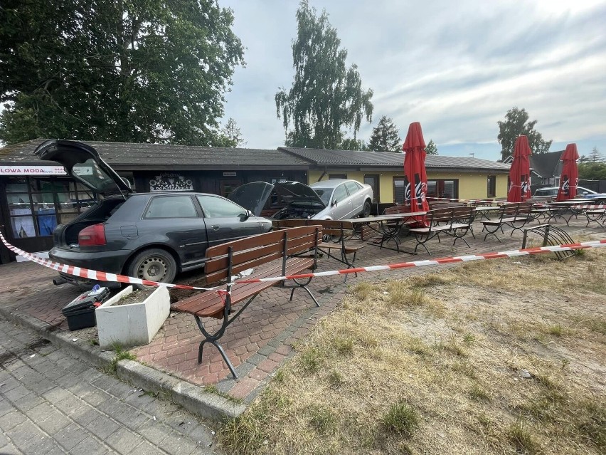 Wypadek w Białogórze: 13-latek chciał przeparkować auto