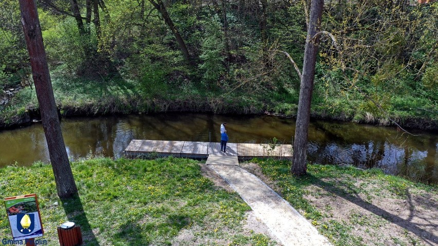 Przystań kajakowa w Pelplinie już gotowa - czeka na pierwszych chętnych ZDJĘCIA