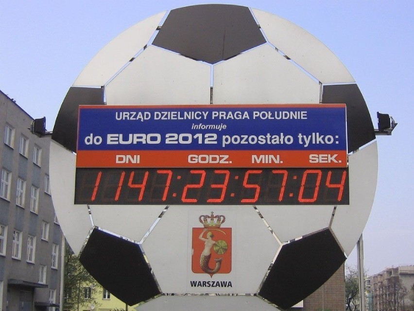 Zegar odliczający pozostały czas do Euro 2012