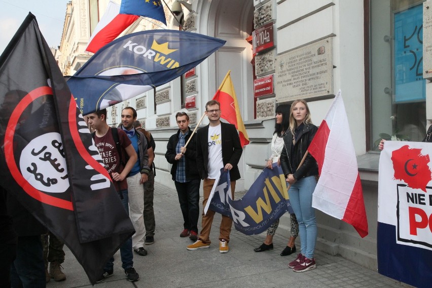 Demonstrację zorganizowała partia KORWiN
