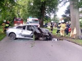 W okolicach Ostaszewa doszło do groźnego wypadku samochodowego