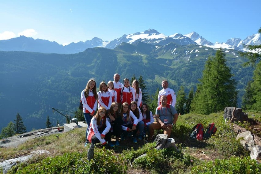 Dziewczyny z OSP Przytkowice uczestniczą w olimpiadzie w Szwajcarii