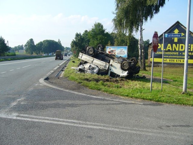 Wypadek Warszowice: Zderzenie dwóch volkswagenów