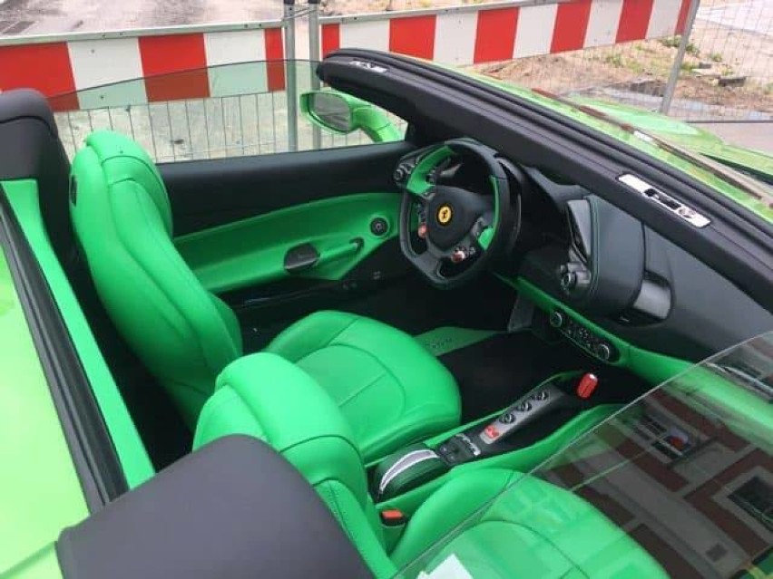 Zielone Ferrari 488 GTB skradzione w Mielnie było widziane w Szwecji?! 